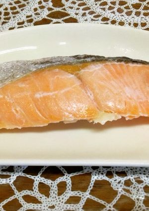 塩鮭のレンジ蒸し-レシピのメイン写真