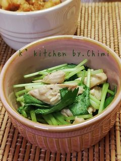 簡単☆鶏ささみのわさび醤油和え-レシピのメイン写真