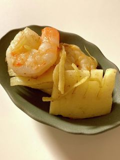 中華だしで手軽に!筍と海老の中華炒め-レシピのメイン写真