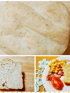 ヘルシーおいしい豆腐ごまみりん食パン-レシピのメイン写真