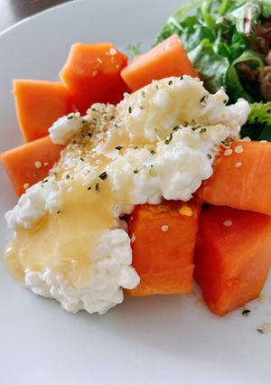 メキシカン＊完熟パパイヤの美味しい食べ方-レシピのメイン写真