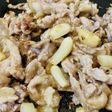 *豚とラッキョウの生姜焼き*