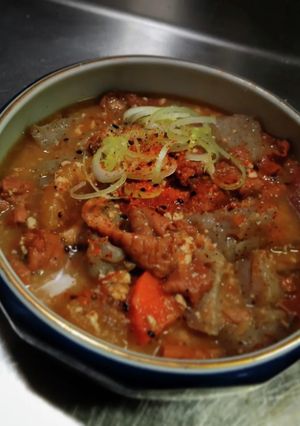 もつ煮込みw❨(@≧↺≦@)❩wノ-レシピのメイン写真
