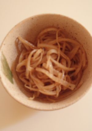 余り物の大根の皮でキンピラ！-レシピのメイン写真