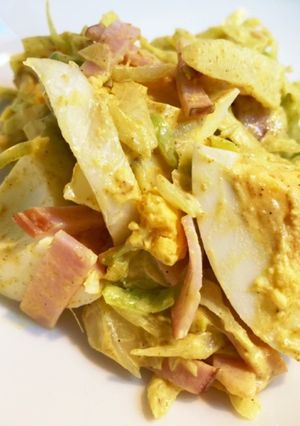 キャベツのサラダ　カレーマヨネーズ-レシピのメイン写真
