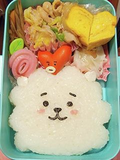 BT21 RJ おにぎり弁当!-レシピのメイン写真