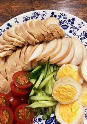 煮たら放置！鶏胸肉で柔らかチャーシュー-レシピのメイン写真
