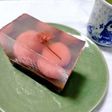 桜と白玉の錦玉羹