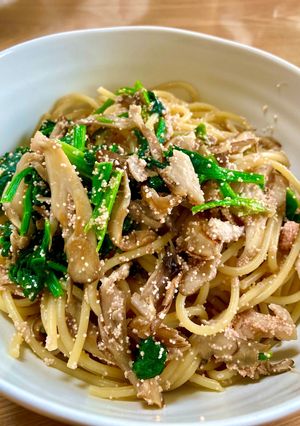舞茸と焼たらこのパスタ-レシピのメイン写真
