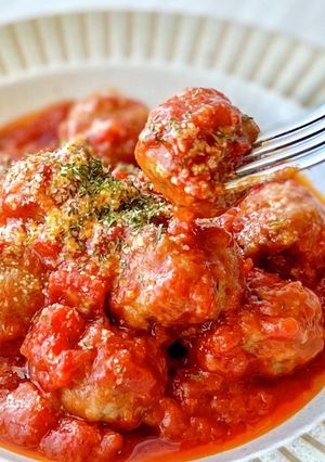 【楽めし】ミートボールのトマト煮-レシピのメイン写真