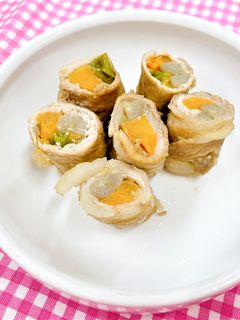 【保育園給食】手綱巻き(野菜の肉巻き)-レシピのメイン写真