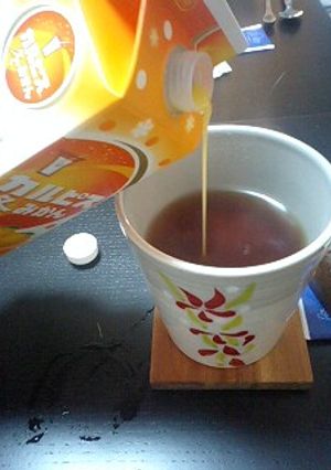 ほんわかあったかカルピス紅茶♪-レシピのメイン写真