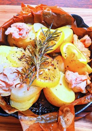皮付き新じゃがとチキンのポットロースト-レシピのメイン写真