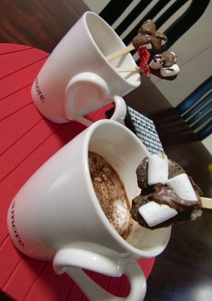 チョコレートスプーン♥ホットチョコレート-レシピのメイン写真