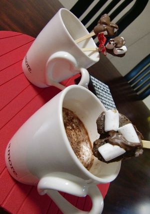 チョコレートスプーン♥ホットチョコレート-レシピのメイン写真