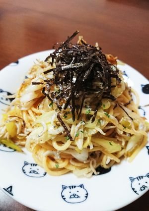 たっぷり春しらすとネギのペペロンチーノ☆-レシピのメイン写真