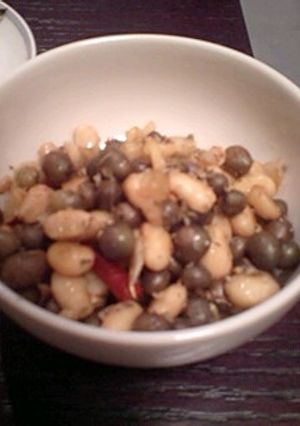 むかごと大豆のにんにく炒め-レシピのメイン写真