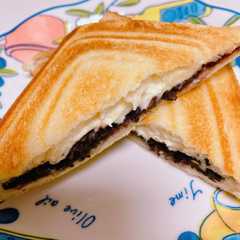 รูปของ あんクリームチーズホットサンド