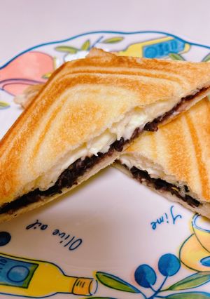 あんクリームチーズホットサンド-レシピのメイン写真
