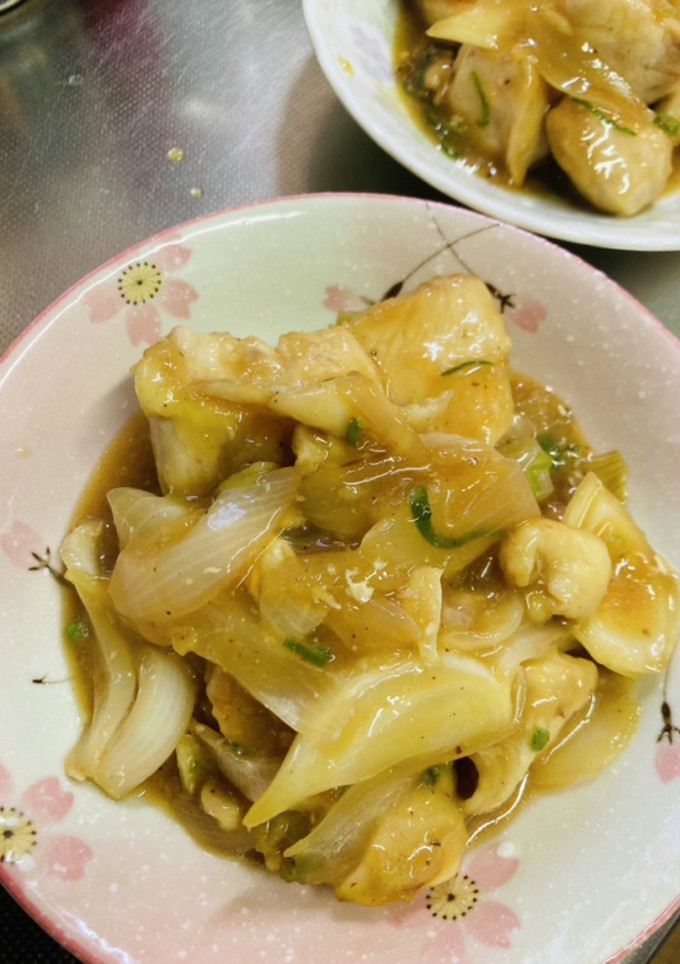鶏胸肉と玉ねぎの甘辛炒め-レシピのメイン写真