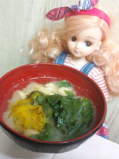 リカちゃん♡たんぽぽのお味噌汁✼·゚-レシピのメイン写真