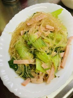 チンゲン菜と春雨の中華和え-レシピのメイン写真