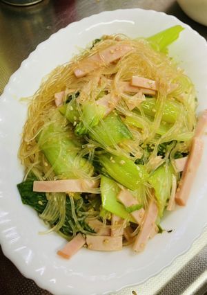 チンゲン菜と春雨の中華和え-レシピのメイン写真
