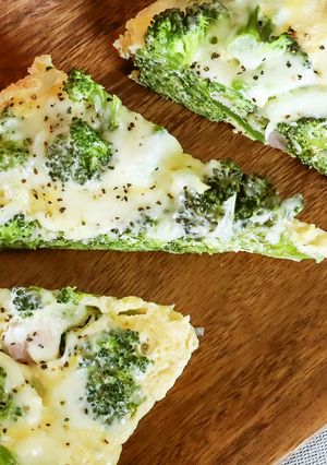 レンジで！焼かないブロッコリーのキッシュ-レシピのメイン写真