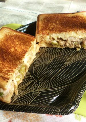 真鯛の白子のオイル炒めのホットサンド-レシピのメイン写真