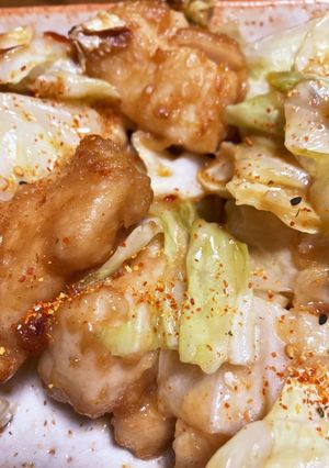 鶏胸肉とキャベツのみそ炒め-レシピのメイン写真