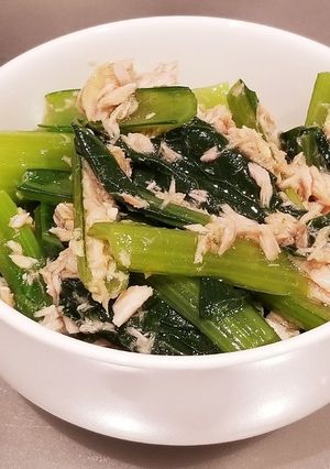 茹でて混ぜるだけ！こまツナ和え-レシピのメイン写真