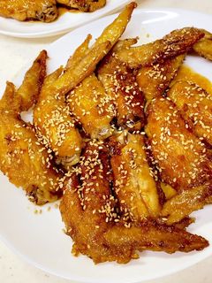 フライパンで簡単 手羽先の甘辛炒め^^-レシピのメイン写真