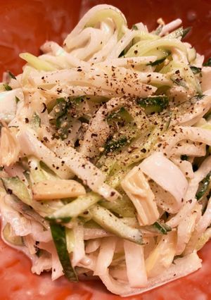 シャキシャキ☆大根とほたて缶のサラダ-レシピのメイン写真