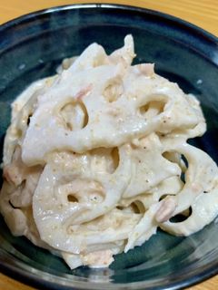 れんこんとツナの胡麻マヨサラダ☆-レシピのメイン写真
