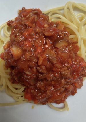 ミートソーススパゲッティ-レシピのメイン写真