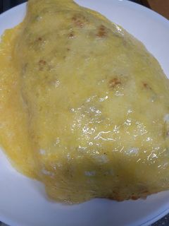 チキンライスを2人分ずつ作るオムライス-レシピのメイン写真