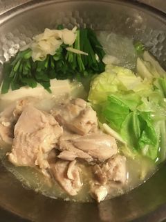 鳥塩鍋-レシピのメイン写真