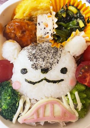 あさっぴー キャラ弁-レシピのメイン写真