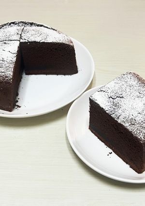 バター無☆軽め食感☆安上がり大人ショコラ-レシピのメイン写真