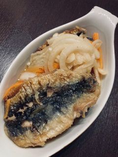 新玉といわしの揚げないヘルシー南蛮漬け-レシピのメイン写真