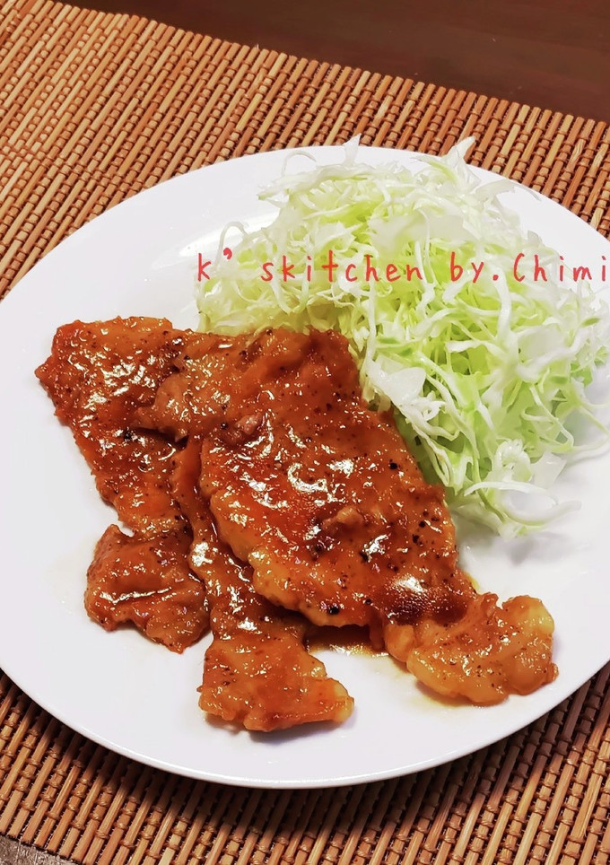 簡単☆柔らか豚のしょうが焼き♪-レシピのメイン写真