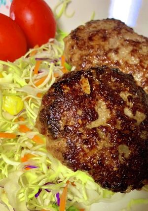 味付きハンバーグ-レシピのメイン写真