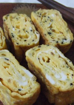 お弁当に☆簡単！まぜまぜ卵焼き-レシピのメイン写真