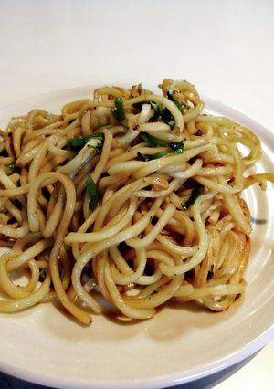 悪魔の卵応用レシピ-悪魔の焼きそば !-レシピのメイン写真