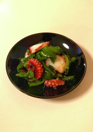 蛸とニラの酢味噌和え-レシピのメイン写真