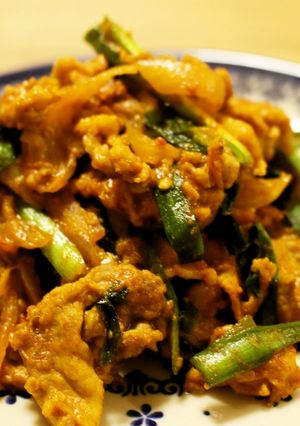 豚こまのプルコギ風肉野菜炒め-レシピのメイン写真