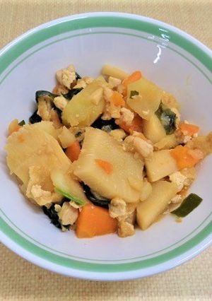 若竹煮@倉敷市学校給食-レシピのメイン写真