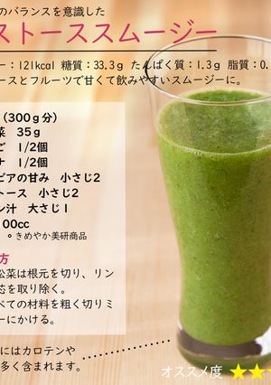 ケストーススムージー-レシピのメイン写真