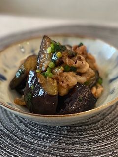 豚肉となすのさっぱり黒酢炒め-レシピのメイン写真