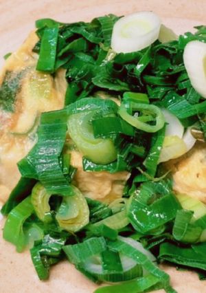 九条ねぎあふれました!卵焼き-レシピのメイン写真